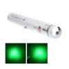 200mW 532nm Green Beam Light Starry Recargable Laser Pointer Pen Silver