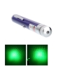 200mW 532nm feixe de luz verde estrelado recarregável ponteiro laser caneta azul