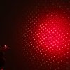 200mW 650nm Luz de haz rojo Starry recargable Lápiz puntero láser Plata