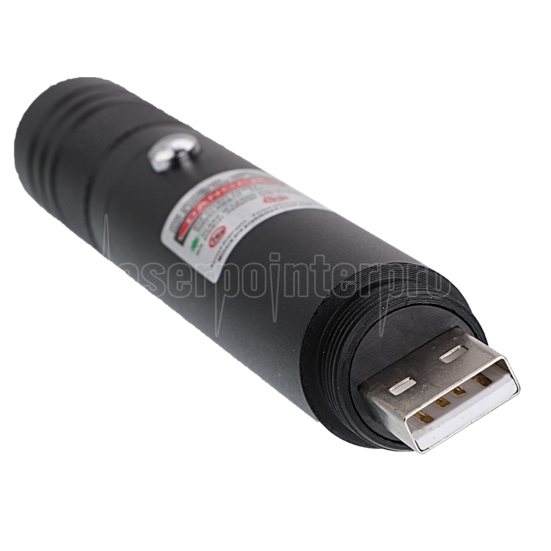 Pointeur laser vert rechargeable USB pas cher et puissant 200mW