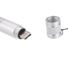 200mW 650nm Rechargeable Red Laser Pointer Beam Light Single-point Silver