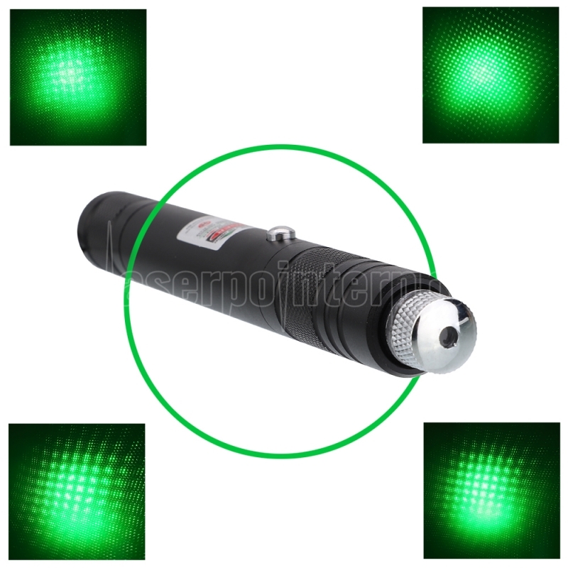 Pointeur laser rouge rechargeable 200mW 650nm noir étoilé - FR -  Laserpointerpro