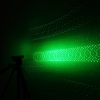 305 200mW 532nm 5 in 1 Puntatore laser verde ricaricabile, raggio laser stellato, luce dorata