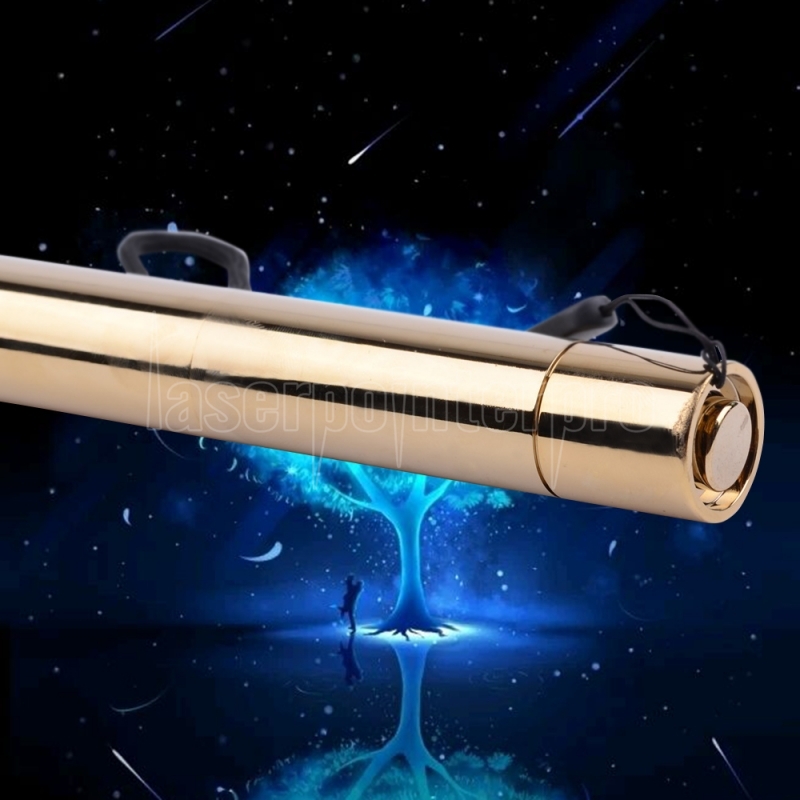 50000mw 450nm Gatling Burning High Power Blue Laser pointer kits Gold -  Laserpointerpro