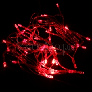 4m 40 Christmas Party Red Light LED Battery Light cordes