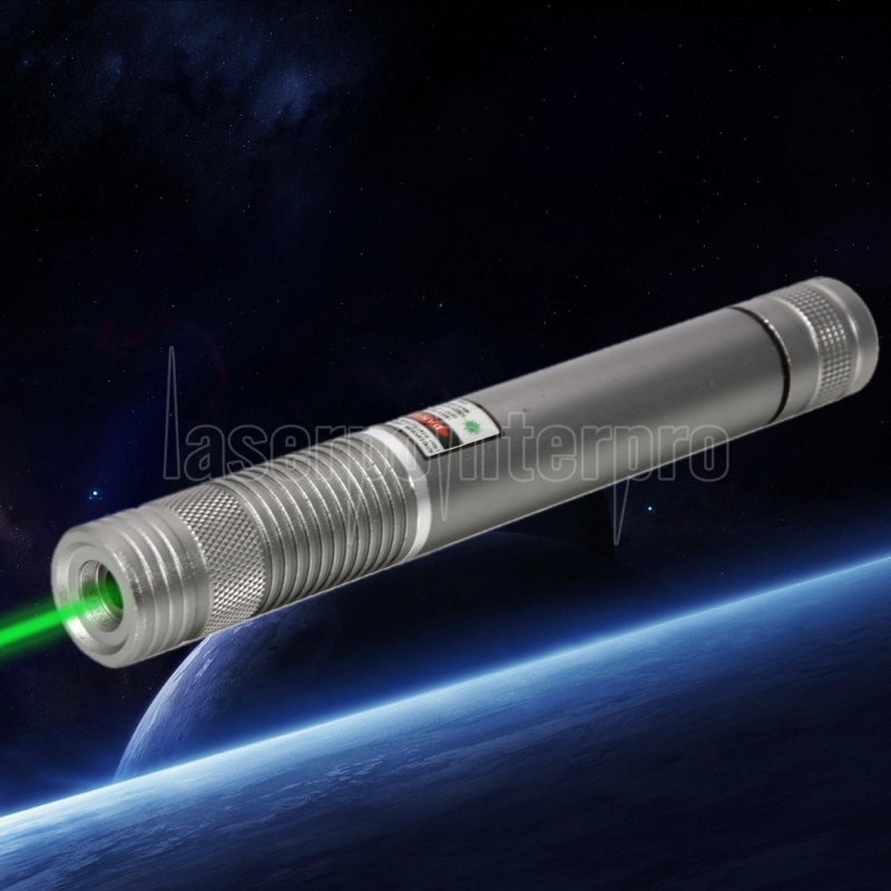 Puntatore laser verde fascio 300MW (1 x 4000mAh) Argento - IT -  Laserpointerpro