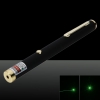 230mW 532nm faisceau vert clair à point unique pointeur laser Pen Noir