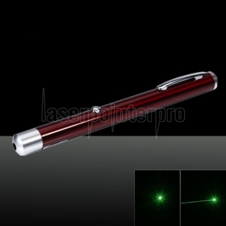 100mW 532nm grüne Lichtstrahl Ein-Punkt-USB-Ladelaserpointer Rot