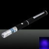100mW Blue Beam Luz estrelado Laser Pointer Pen Preto