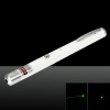 1mW 532nm fascio verde chiaro a un punto ricaricabile Laser Pointer Pen Bianco