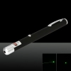 200mW 532nm feixe de luz único ponto recarregável Laser Pointer Pen Preto