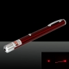 Penna puntatore laser ricaricabile a punto singolo a luce rossa da 100 mW 650nm rossa