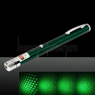 5mW 532nm Green Beam Light Starry Rechargeable Laser Pointer Pen Green