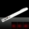 Penna puntatore laser stellato ricaricabile a luce rossa 1mW 650nm bianco