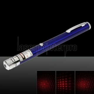 Pointer Pen 1mW 650nm Rouge faisceau de lumière laser rechargeable Starry Bleu