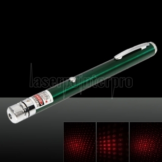 5mW 650nm Red feixe de luz estrelado recarregável Caneta Laser Pointer Verde