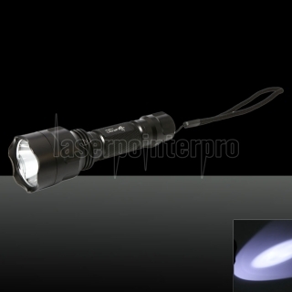 UltraFire C8 CREE XM-L T6 1000 del lumen 5 linterna de los modos Negro