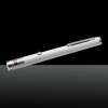 300mW 532nm de ponto único USB Chargeable Laser Pointer Pen Branco LT-ZS002