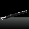 50mW 532nm de ponto único USB carregável Laser Pointer Pen Preto