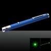 100mW 532nm verde USB recargable de cobre fino puntero láser azul