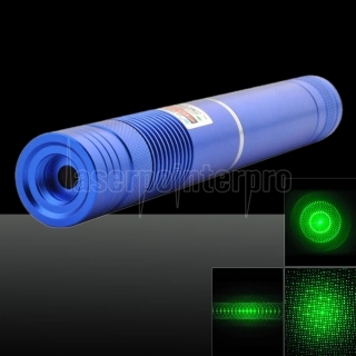 300 mW 532nm viga verde Luz de enfoque puntero láser portátil Pluma Azul LT-HJG0085