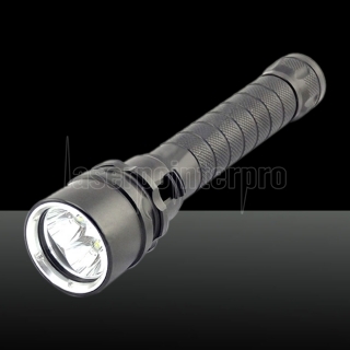 XM-L LED Small Bulb 2000lm White Light Cinque modalità a fuoco regolabile Zoom in lega di alluminio Torcia