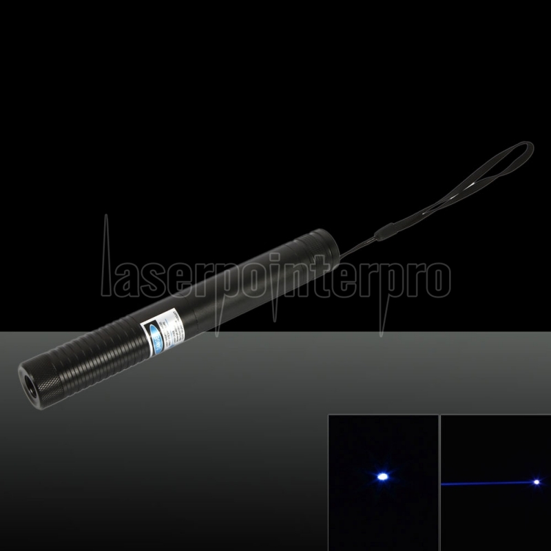 3000mw 450nm láser azul rayo láser puntero Pen Negro - ES