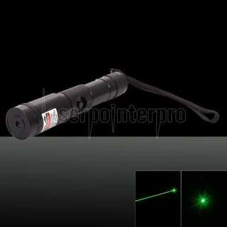 532nm 500mw laser688 de aluminio de alta gama mucho brillo puntero láser verde de la aleación con el bloqueo y la batería Negro
