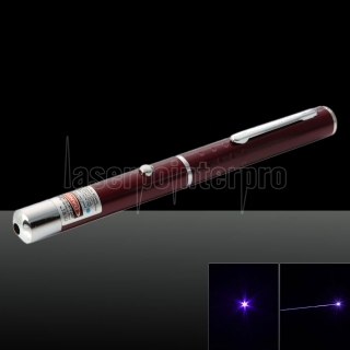 Penna puntatore laser a punto singolo da 405 nm 1mw blu e viola con raggio laser rosso