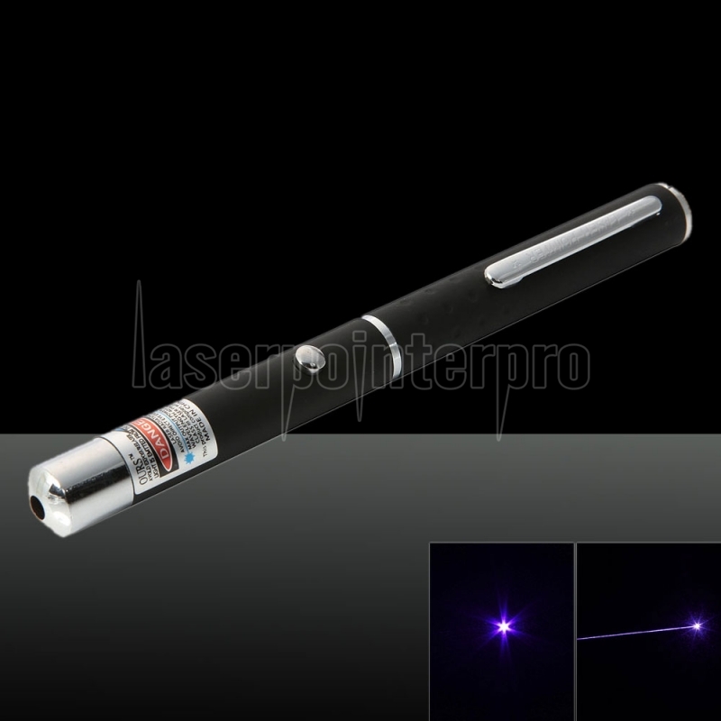10PC 2in1 1mW 405nm Blue-violet Visible Beam Light Laser Pointer Pen w/ Star Cap 