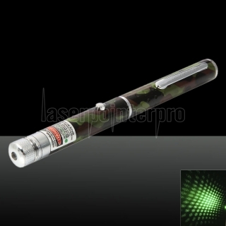 1MW 532nm feixe de luz Starry Sky & Single-point Laser Pointer Pen camuflagem colorida