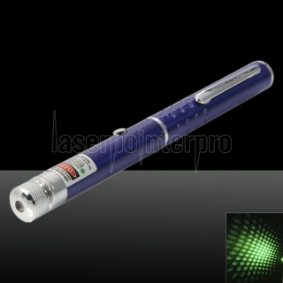1mw 532nm fascio verde chiaro Starry Sky & Single-point Laser Pointer Pen Blu
