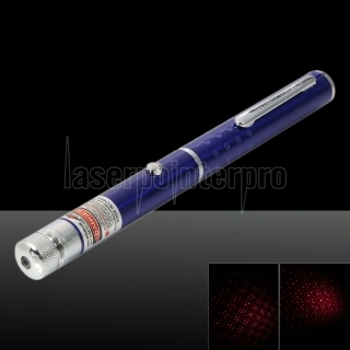 1mw 650nm Red Fascio di luce Starry Sky & Single-point Laser Pointer Pen Blu