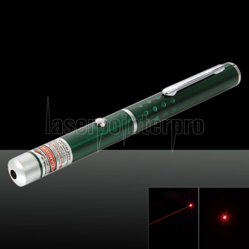 Penna puntatore laser a punto singolo rosso 650nm 1mw laser rosso verde -  IT - Laserpointerpro