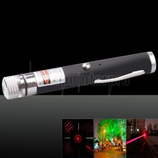 5mw 650nm Short Red Laser Beam USB Laser Pointer Pen with USB Cable Black