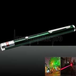 100mW 650nm Red Laser Beam Ein-Punkt-Laserpointer mit USB-Kabel Grün