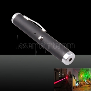300MW Breve 650nm Red Laser Beam USB Laser Pointer Pen con cavo USB nero