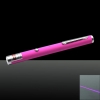 100mw 405 nm láser púrpura rayo láser puntero Pen con cable USB Rosa