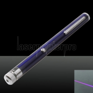 100mw 405 nm láser púrpura rayo láser puntero Pen con cable USB púrpura