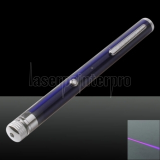 5mW 405nm Light Purple Single Point Pen pointeur laser avec un câble USB Violet