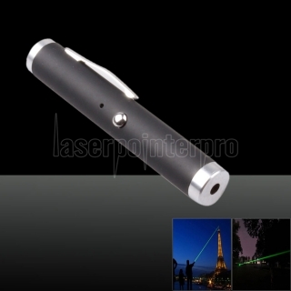 100mw 532nm láser verde rayo láser puntero Pen con cable USB Negro