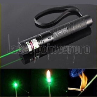 16340 Battery+Charger+Case Green 5mW 532nm Laser Pointer Pen Visible Beam Zoom 