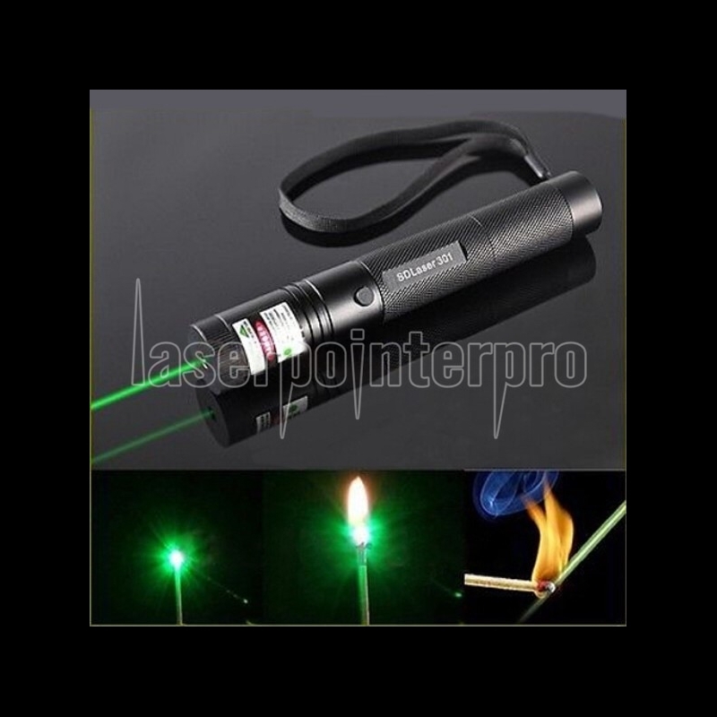 Battery Powerful Zoomable 851 Green Laser Pointer Pen Light 1mw Visible Beam 