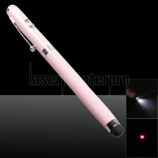 LT-DW 4 em 1 1 mW Red Laser Beam Laser Pointer Pen-de-rosa