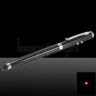 LT-DW 4 in 1 Laser 1mW raggio laser rosso Pointer Pen Nero