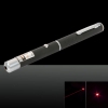 1MW 650nm New Mid-aberto Laser Pointer Vermelho Pen Preto