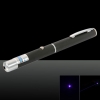 Penna puntatore laser viola nero 405nm 1mw Beam
