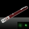 532nm 1mW Green Beam Light Starry Rechargeable Laser Pointer Pen with 4pcs Laser Heads Red