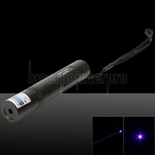 1mW 405nm Bleu et Violet Beam Light Tailcap Interrupteur Laser Pointer Pen Noir 850