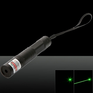 1mW 532nm Grün Strahl Licht Tailcap Schalter Laserpointer Schwarz 850